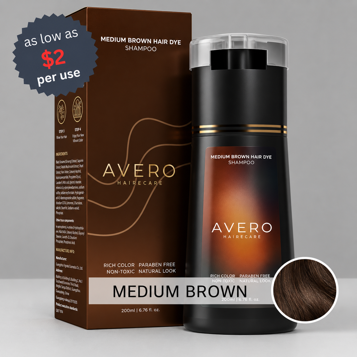 Instant Dye Shampoo