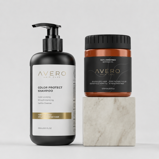 Color Protect Shampoo & Batana Oil Hair Mask Combo