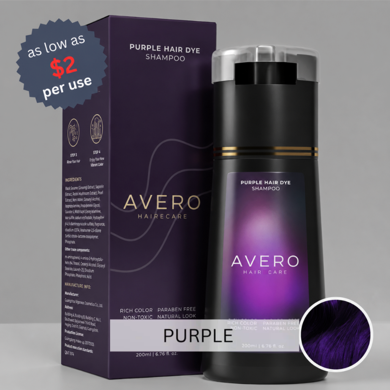 Instant Dye Shampoo